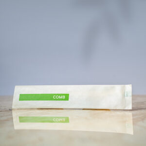Hotel comb in Eco friendly butter paper pouch